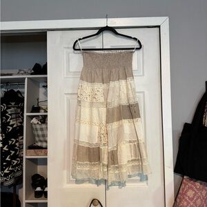 Patchwork Lace Skirt